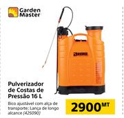 Garden Master Pulverizador de Costas de Pressao 16L