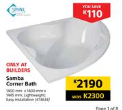 Samba Corner Bath