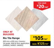 Rio Tile Range-Per Sqm