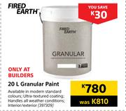 Fired Earth Granular Paint-20Ltr
