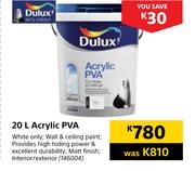 Dulux Acrylic PVA-20Ltr