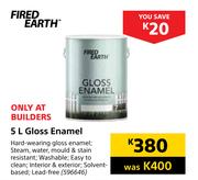 Fired Earth Gloss Enamel-5Ltr