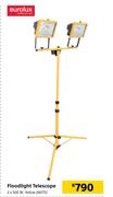 Eurolux Floodlight Telescope Yellow-2 x 500W