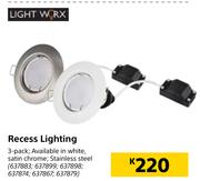 Light Worx Recess Lighting