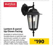 Eurolux lantern 6 Panel Up/Down facing