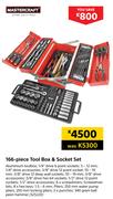 Mastercraft 166-Piece Tool Box & Socket Set