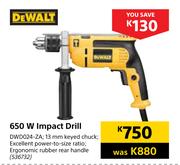 DeWalt 650W Impact Drill