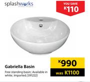 Splashworks Gabriella Basin