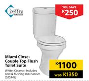 Betta Miami Close-Couple Top Flush Toilet Suite