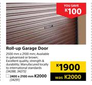 Roll-Up Garage Door (2400 x 2100mm)