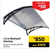 1.5m Multiwall Awning