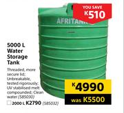 Water Storage Tank 2000Ltr