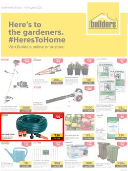 Builders Botswana : Here's To The Gardeners (20 July - 16 August 2021), page 1