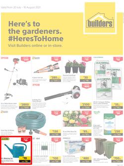 Builders Botswana : Here's To The Gardeners (20 July - 16 August 2021), page 1