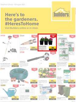 Builders Botswana : Here's To The Gardeners (20 July - 16 August 2021), page 1