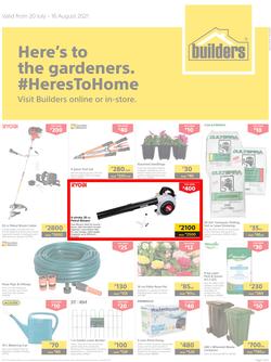 Builders Botswana : Here's To The Gardeners (20 July - 16 August 2021), page 1