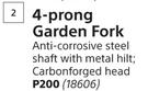 Lasher 4 Prong Garden Fork