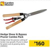 Garden Master Hedge Shear & Bypass Pruner Combo Pack