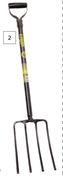 Lasher 4 Prong Garden Fork