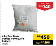 4Kg Peat Moss Pumice Vermiculite Pot Mix
