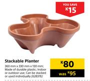 Stackable Planter 360mm x 330mm x 130mm