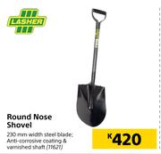 Lasher Round Nose Shovel