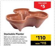 Stackable Planter 360mm x 330mm x 130mm