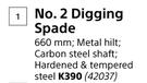 Lasher No.2 Digging Spade 660mm
