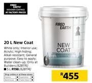 Fired Earth New Coat-20Ltr