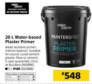 Fired Earth Water Based Plaster Primer-20Ltr