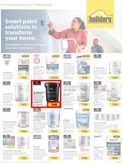 Builders : Smart Paint Solutions To Transform Your Home (21 July - 19 October 2020), page 1