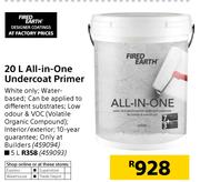 Fired Earth All In One Undercoat Primer-5Ltr