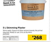 Smith & Co Skimming Plaster-5Ltr