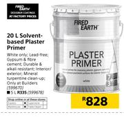 Fired Earth Solvent Based Plaster Primer-5Ltr