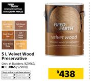 Fired Earth Velvet Wood Preservative-1Ltr