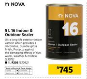 Nova 16 Indoor & Outdoor Sealer-5Ltr