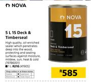 Nova 15 Deck & Timberseal-1Ltr