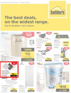 Builders Inland : The Best Deals On The Widest Range (24 July - 19 Aug 2018), page 1