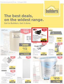 Builders Inland : The Best Deals On The Widest Range (24 July - 19 Aug 2018), page 1