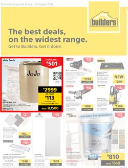 Builders Inland : The Best Deals On The Widest Range (24 July - 19 Aug 2018), page 1