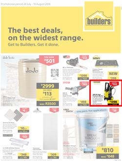 Builders Inland : The Best Deals On The Widest Range (24 July - 19 Aug 2018), page 1