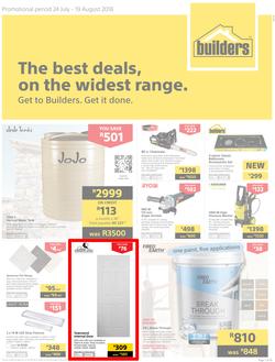 Builders Inland : The Best Deals On The Widest Range (24 July - 19 Aug 2018), page 1