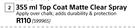 Rust-Oleum Top Coat Matte Clear Spray-355ml