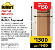 Builders Standard Built-In Cupboard
