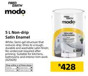 Fired Earth Moda Non-Drip Satin Enamel-5Ltr