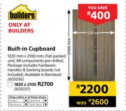 Builders Built-In Cupboard (1820 x 2100)