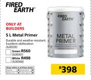 Fired Earth Metal Primer-5Ltr