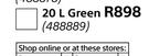 Fired Earth Ultra Green-20Ltr