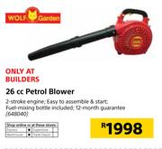 Wolf Garden 26cc Petrol Blower