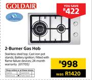 Goldair 2-Burner Gas Hob